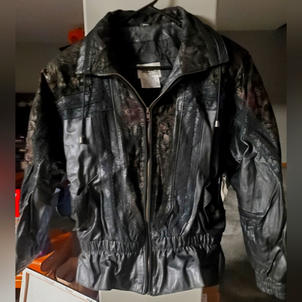 Trilogi vintage genuine leather jacket
